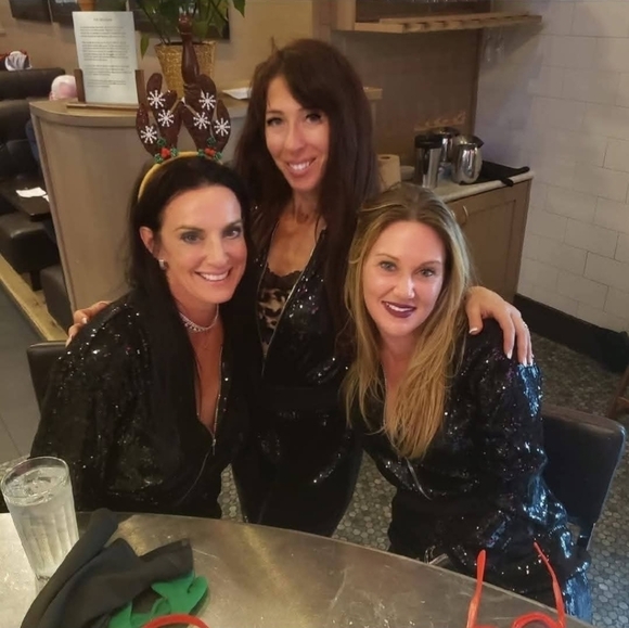 VENUS Black Sequin Jumpsuit - Picture 7 of 7